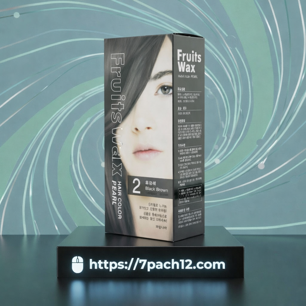 Welcos Fruits Wax Hair Color Pearl (2 Black Brown) – 120gm