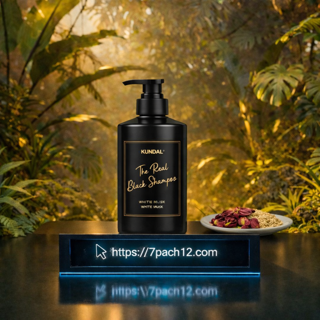 Kundal The Real Color Coating Black Shampoo (White Musk) – 500ml